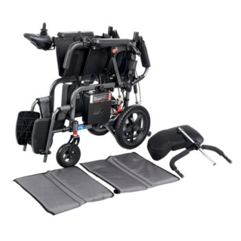 Comfort Plus DY01102 Portatif Lityum Pilli (Akülü) Tekerlekli Sandalye Baş Destekli, Sırt Yatar